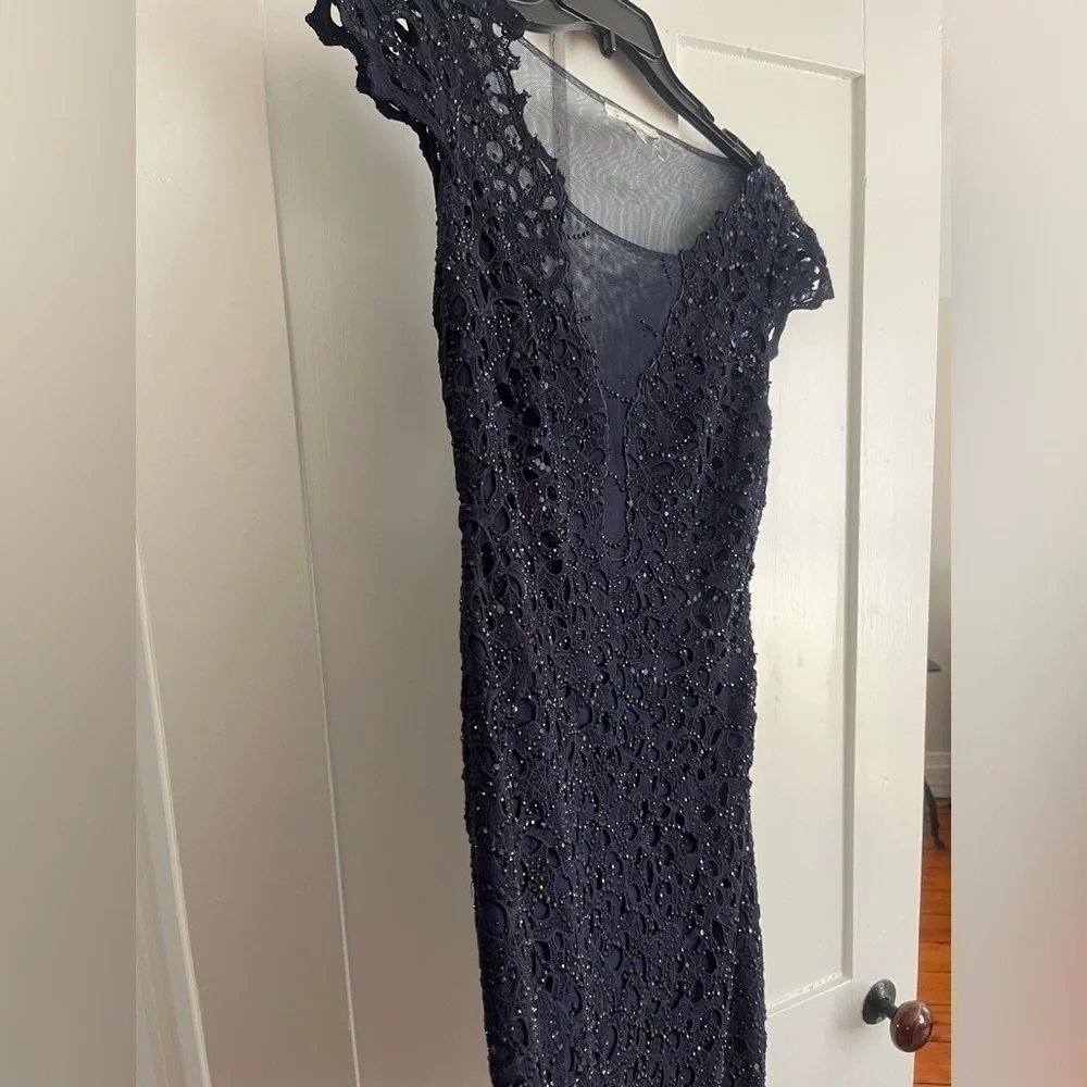 Alberto Makali Beautiful open back mini Sequined cocktail Dress Size 8